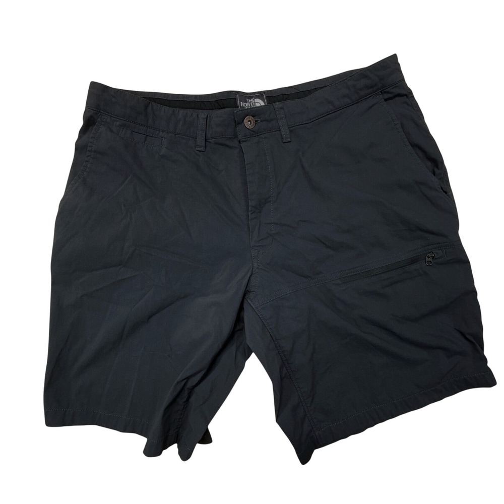 North Face Shorts Men's Size 38 Zippers Hiking Activewear Black